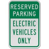 Reserved Electric Vehicles Only