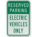 Reserved Electric Vehicles Only